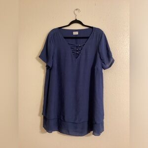 Women’s Avenue Dress ￼Short Sleeve Size XL